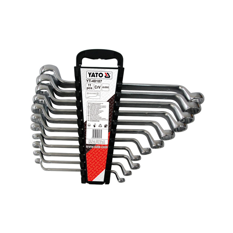 Yato Double-Ended Ring Spanner Set 11Pcs image 0