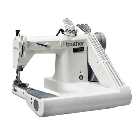 Brother DA-928A-5-364H-Twin Needle / Three Needle Feed Off the Arm Double Chain Stitcher image 0