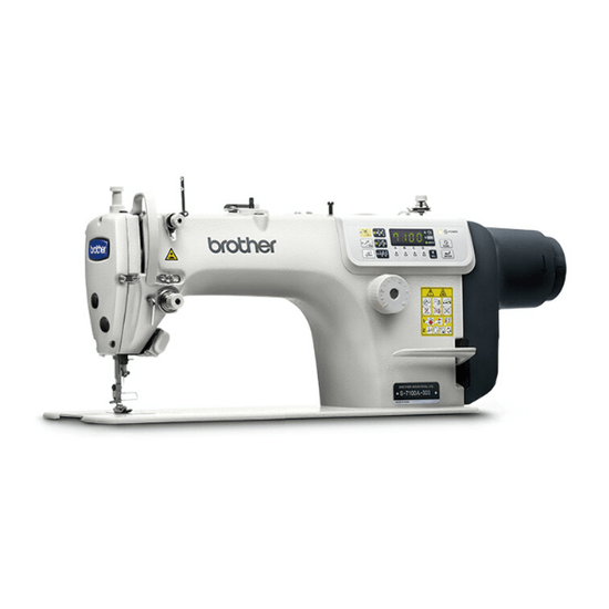 Brother S-7100A-405 Single Needle Straight Lock Stitcher with Thread Trimmer image 0