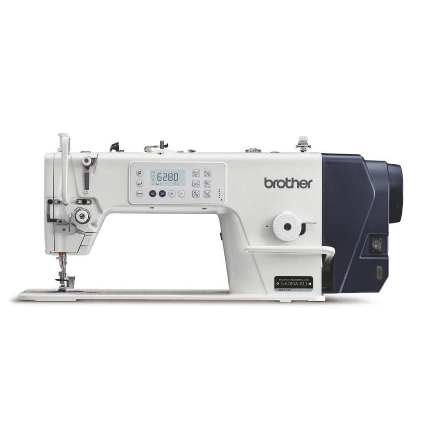 Brother S-6280A Single Needle Direct Drive Straight Lockstitch Machine with Thread Trimmer & Presser Foot Lifter