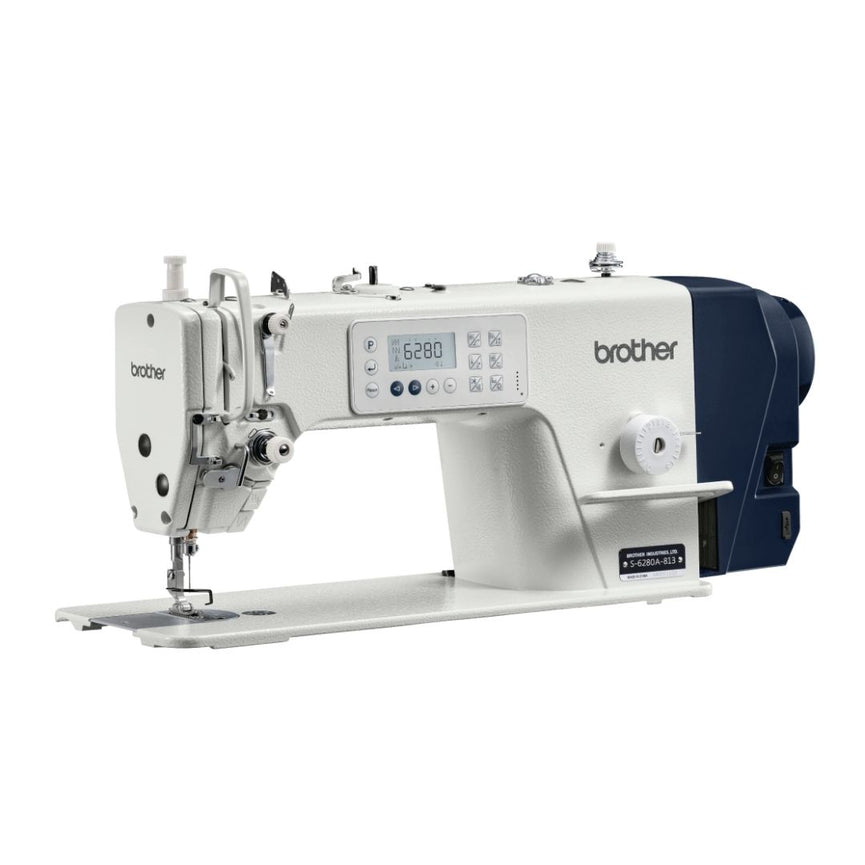 Brother S-6280A Single Needle Direct Drive Straight Lockstitch Machine with Thread Trimmer & Presser Foot Lifter