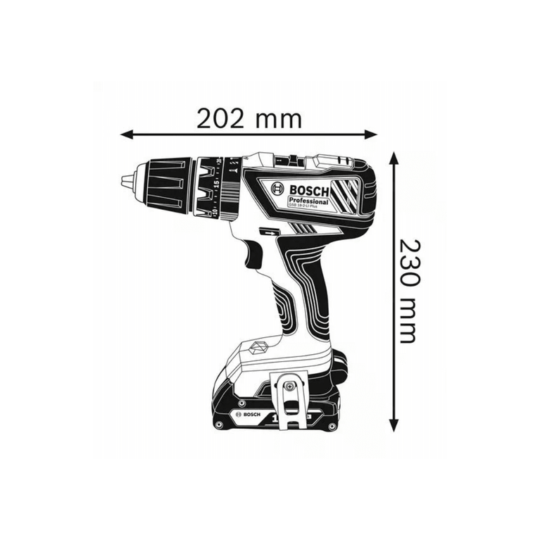 BOSCH Cordless Combi GSB 18-2-LI Plus Professional image 1