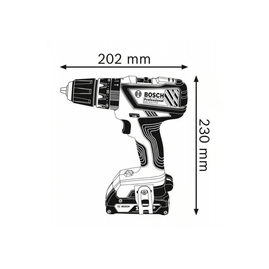 BOSCH Cordless Combi GSB 18-2-LI Plus Professional image 1