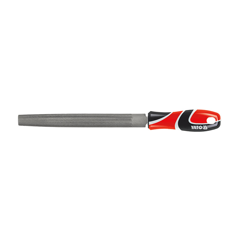 Yato Steel File, Shape Half-Round, Cut (2), 200MM image 0