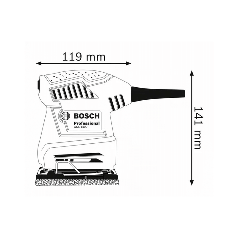 BOSCH Orbital Sander GSS 1400 Professional image 1