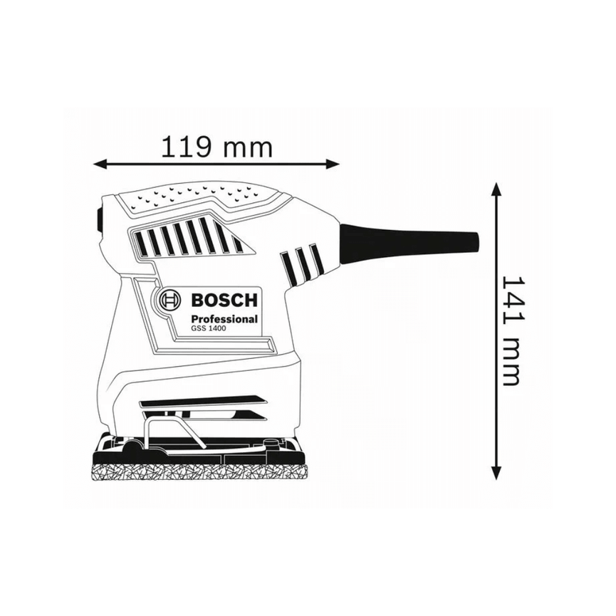 BOSCH Orbital Sander GSS 1400 Professional image 1