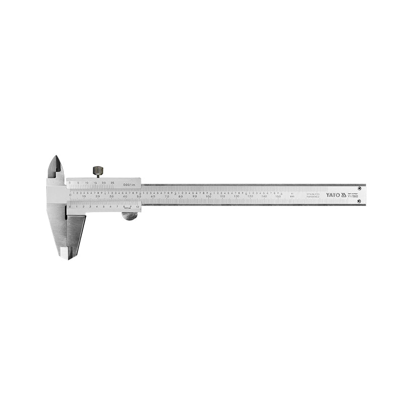 Yato Vernier Caliper 0-200mm (8") SS with Additional Scale image 0
