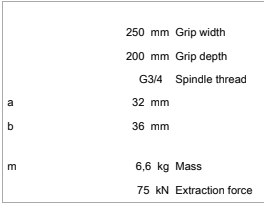 Two-Arm Extractors (PULLER-2ARM 250) image 1