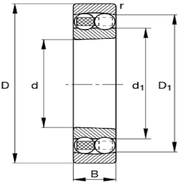 1209-K-TVH-C3 Self Aligning Ball Bearing image 1
