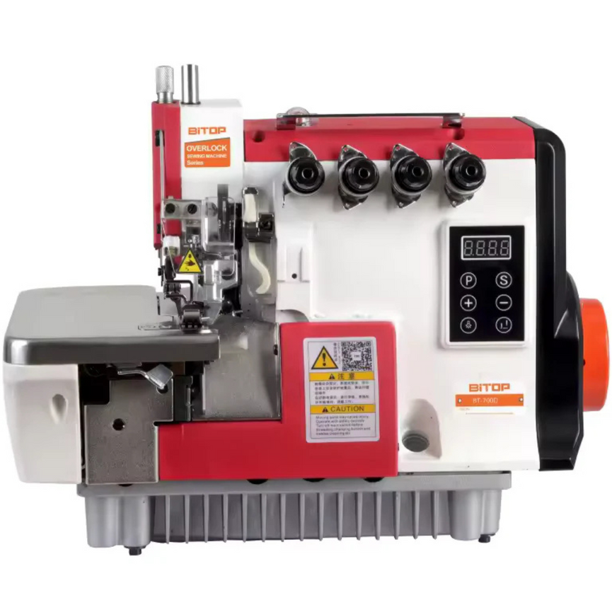 BT-700D 4 Thread Direct Drive Overlock Sewing Machine Motor Lights Led