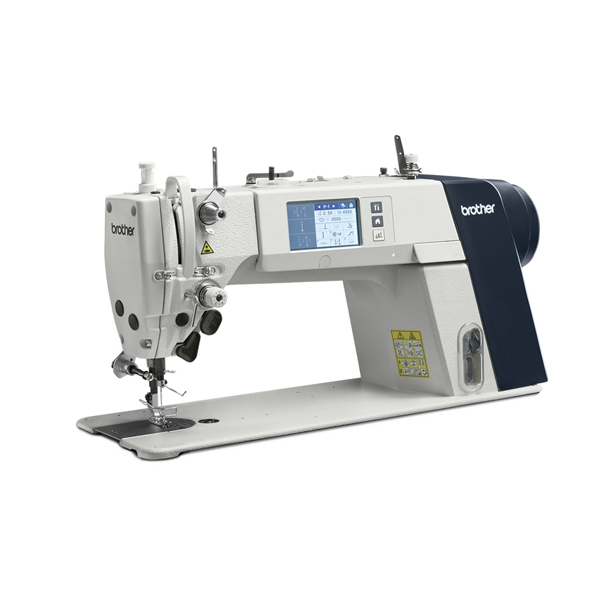 Brother S-7300A Single Needle Direct Drive Lockstitch Machine with Electronic Feeding System and Thread Trimmer