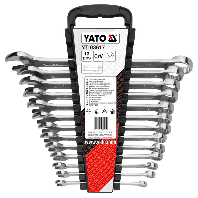 Yato Combination Spanner Set 13pcs 8-22mm