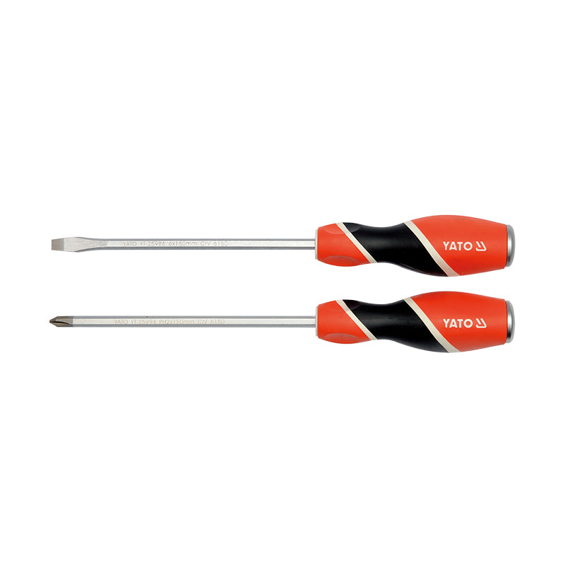 Yato Go‐Through Screwdriver Set 2pcs