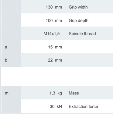 Two-Arm Extractors (PULLER-2ARM 130) image 1