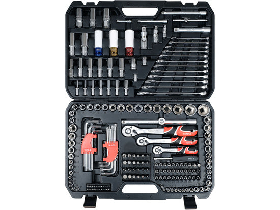 Yato Socket Set 1/4", 3/8", 1/2" 176Pcs image 0