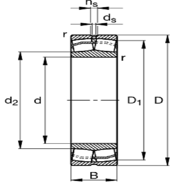 22206-E1-XL Spherical Roller Bearing image 0