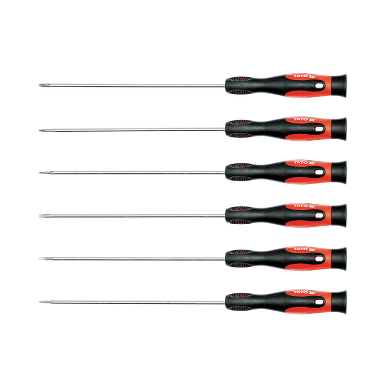 Yato Long Precision Screwdriver Set 9Pcs image 0