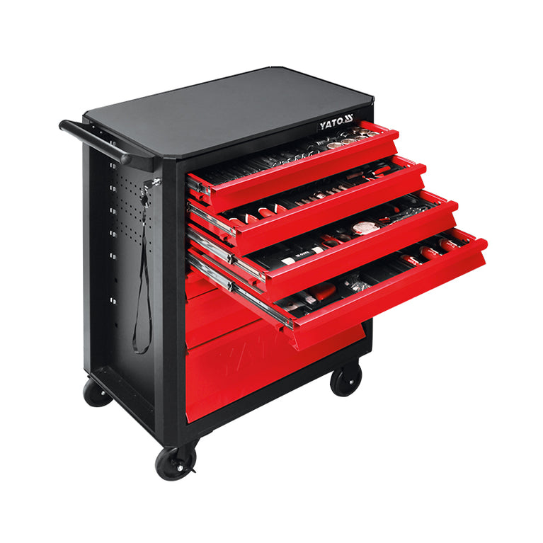 Yato Roller Cabinet 7Drawers with 141pcs Tools Set image 0