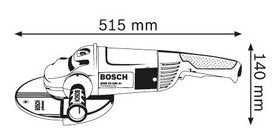 Large Angle Grinders GWS 2200-230H image 1
