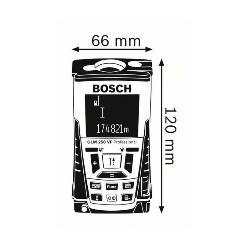 BOSCH  Laser Measure GLM 250 VF Professional image 1