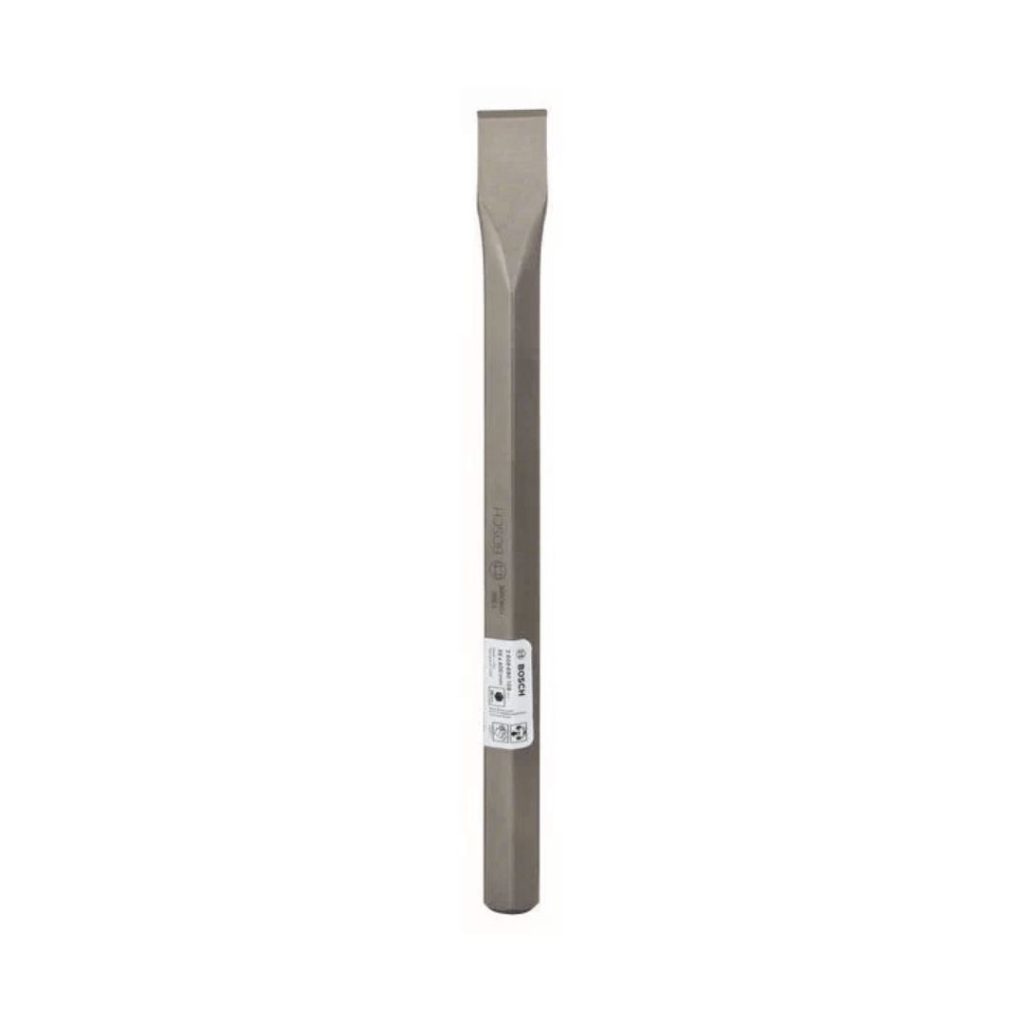 Flat chisel, 30-mm hex shank