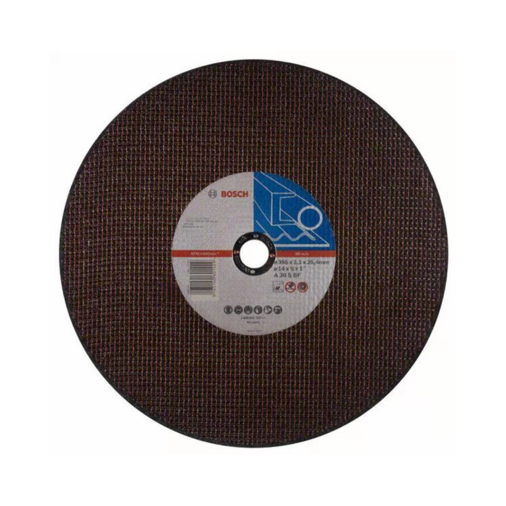 Standard for Metal cutting disc with depressed centre