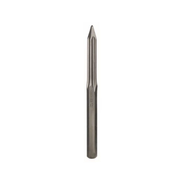 Pointed chisel with 28 mm hex shank